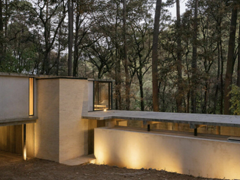 glass house _casa cono_ lightly floats in mexico_s forests with design by estudio atemporal