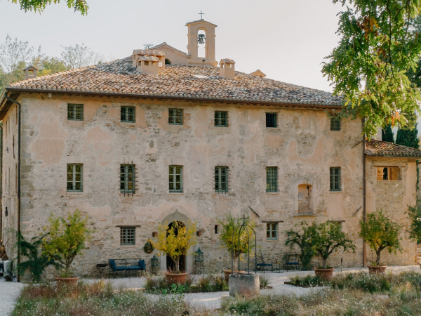Archiloop converts 12th-century Italian monastery into hotel Vocabolo Moscatelli Archiloop converts 12th-century Italian monastery into hotel Vocabolo Moscatelli